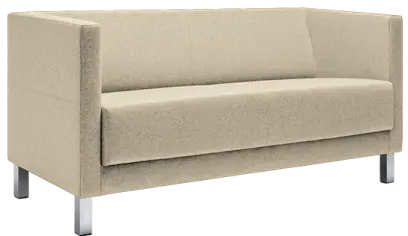 VELA - 3H, křeslo, koženka SL 28 - koženka slonová kost